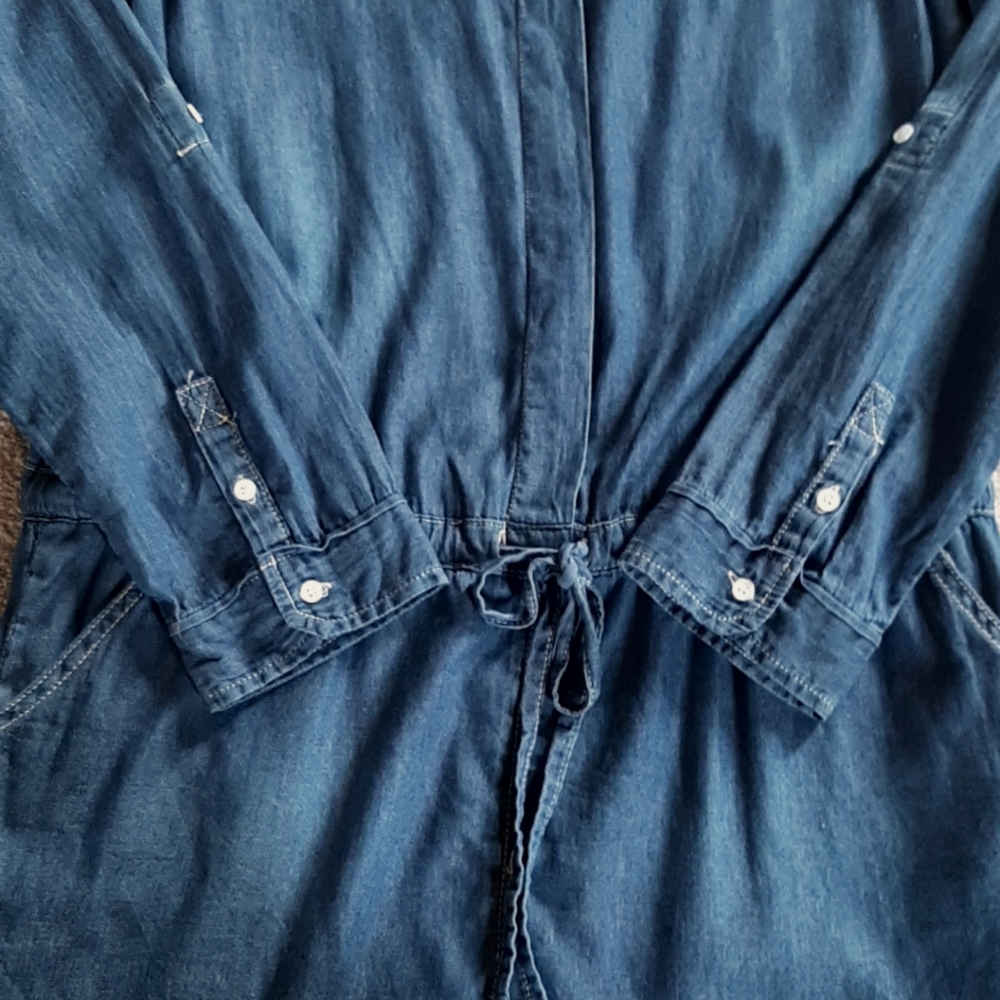 Denim Romper - Picture 3 of 8